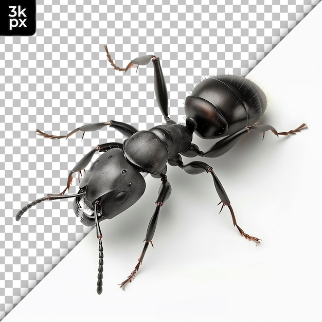 Carpenter Ant Isolated on Transparent Background