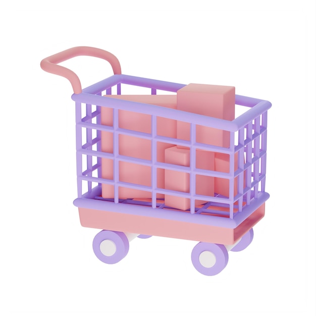 Cart 3D Icon