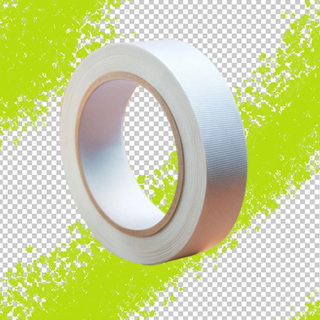 PSD carton packing tape roll transparent background