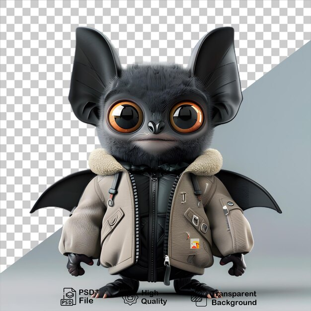 cartoon bat isolated on transparent background include png file