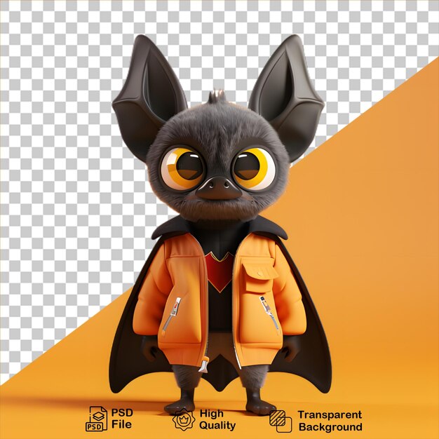 cartoon bat isolated on transparent background include png file