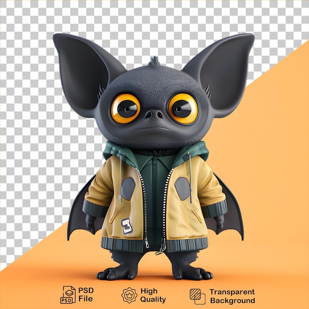 cartoon bat isolated on transparent background include png file