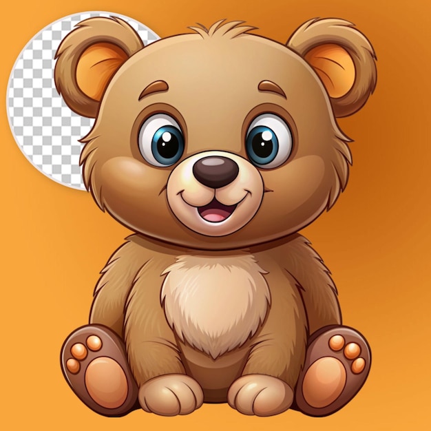 PSD cartoon bear