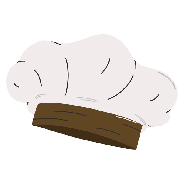 PSD cartoon chefs hats chef clothing uniform caps toque cuisine chef for kitchen