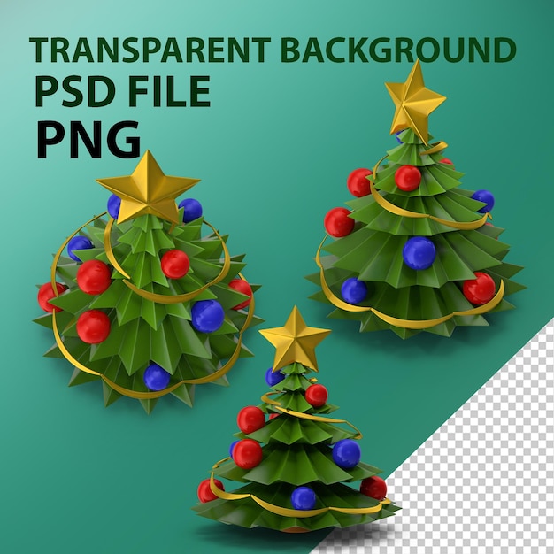 Cartoon Christmas Tree PNG