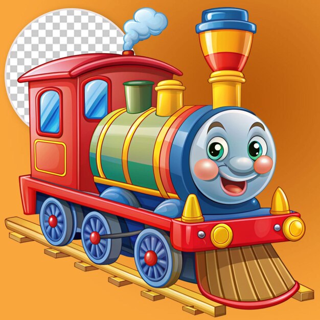 cartoon cute train