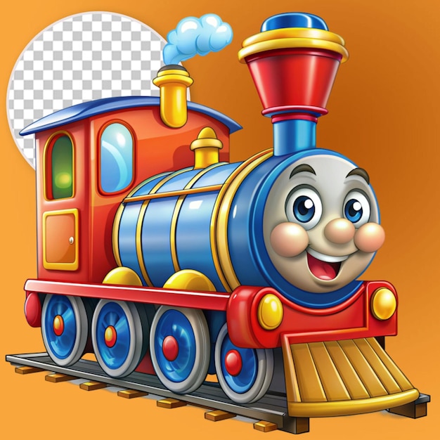 PSD cartoon cute train