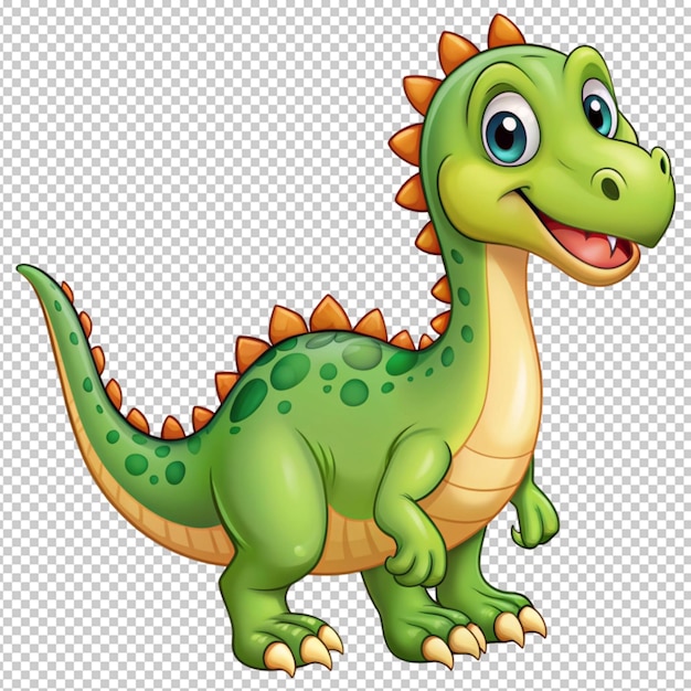 PSD cartoon dinosaur