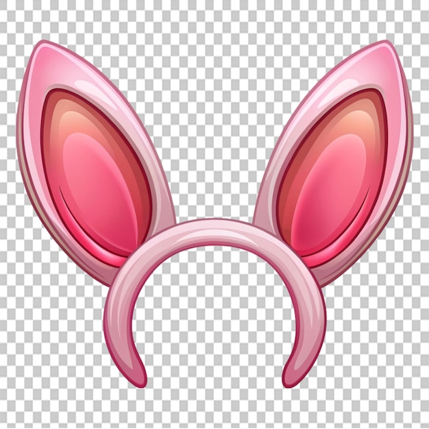 PSD cartoon ears on transparent background