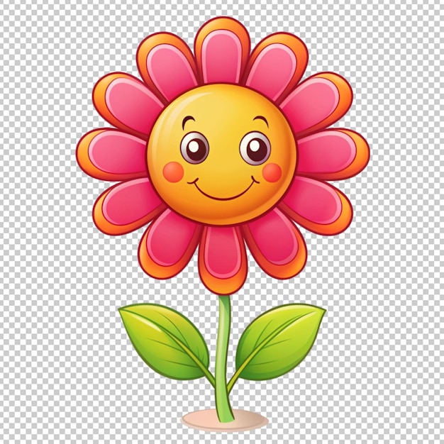 PSD cartoon flower