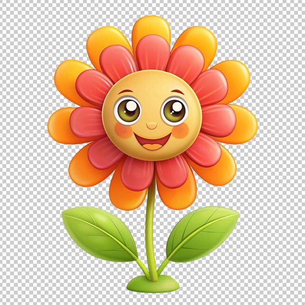 PSD cartoon flower