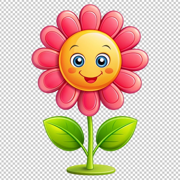 PSD cartoon flower