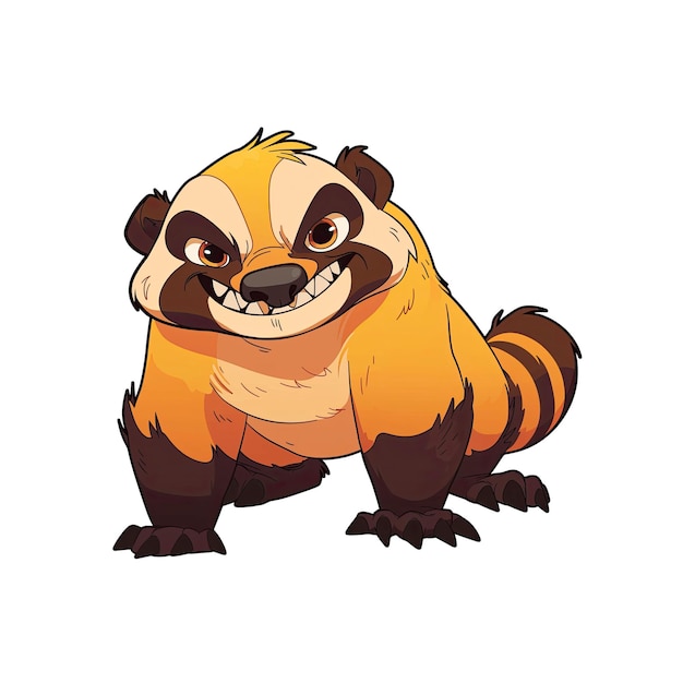 Cartoon Honey Badger Its Fearless Cartoon Illustration