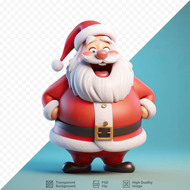 Cartoon Santa Claus in ing