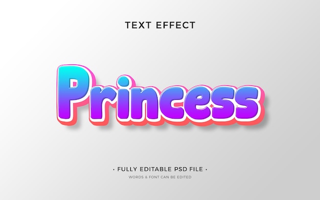 Cartoon text effect