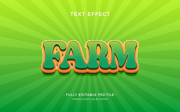 Cartoon text effect