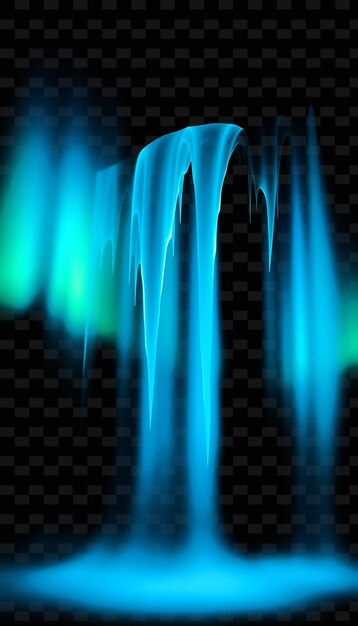 PSD cascading aurora a cascading waterfall of light glowing steadily dee png sparking light texturep