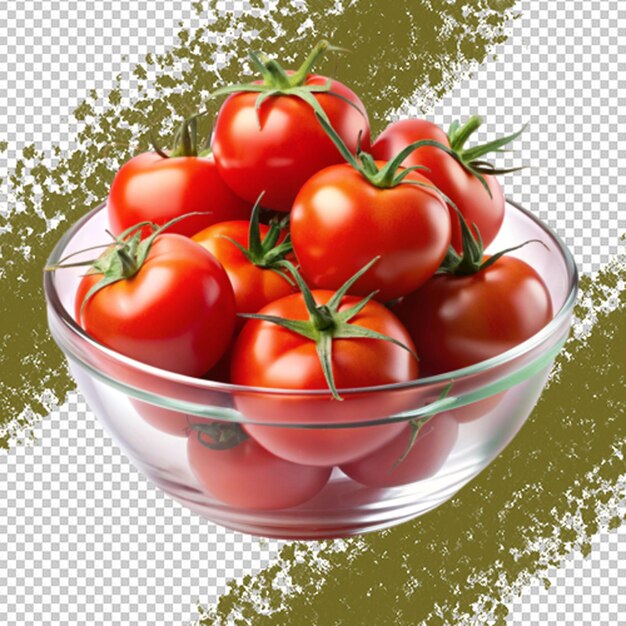 PSD cascading crimson a bountiful bowl of luscious tom on transparent background