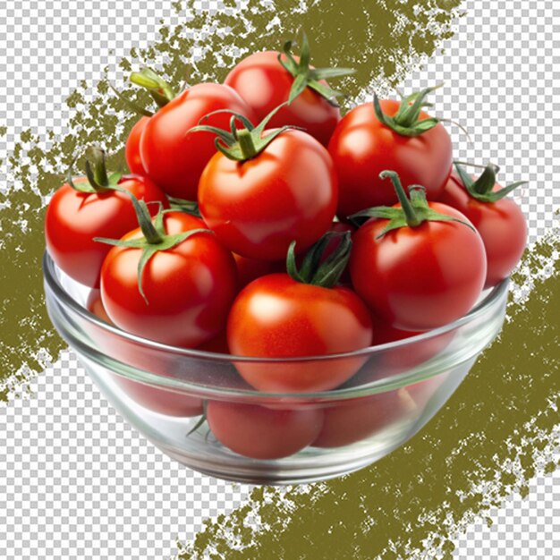 PSD cascading crimson a bountiful bowl of luscious tom on transparent background