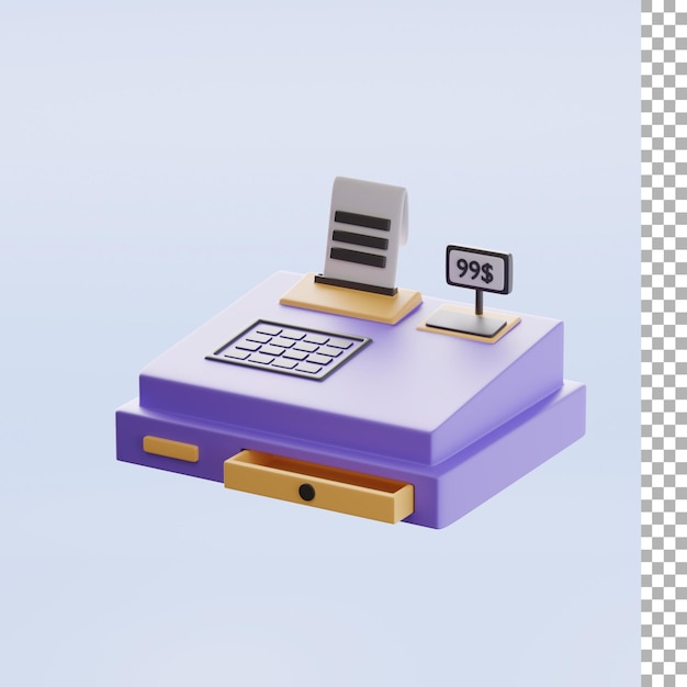 Cash Machine 3d Icons