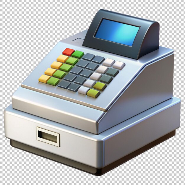 PSD cash register cartoon