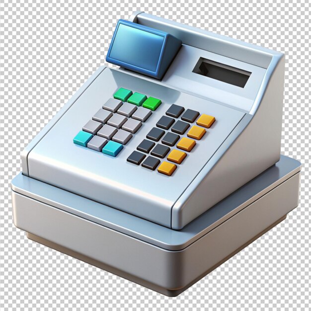 PSD cash register cartoon