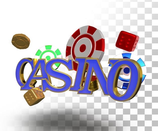 Casino 3d text