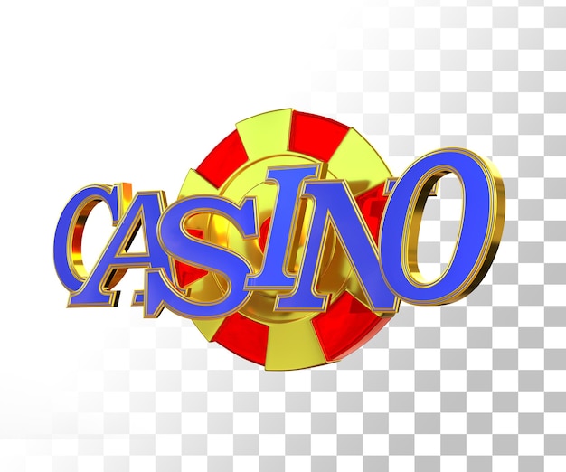 Casino 3d text