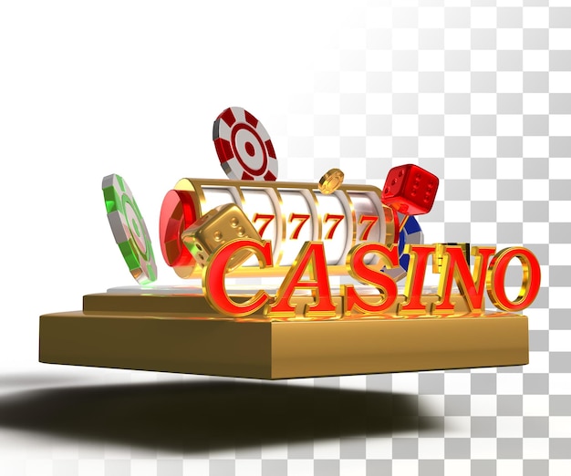 Casino 3d text