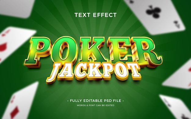 Casino text effect