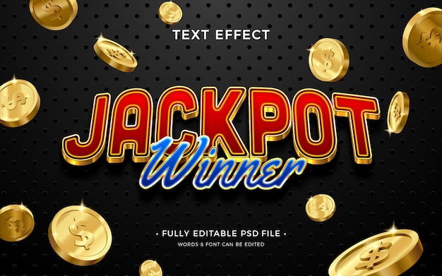 Casino text effect