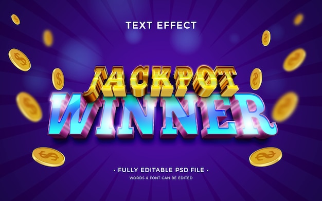 Casino text effect