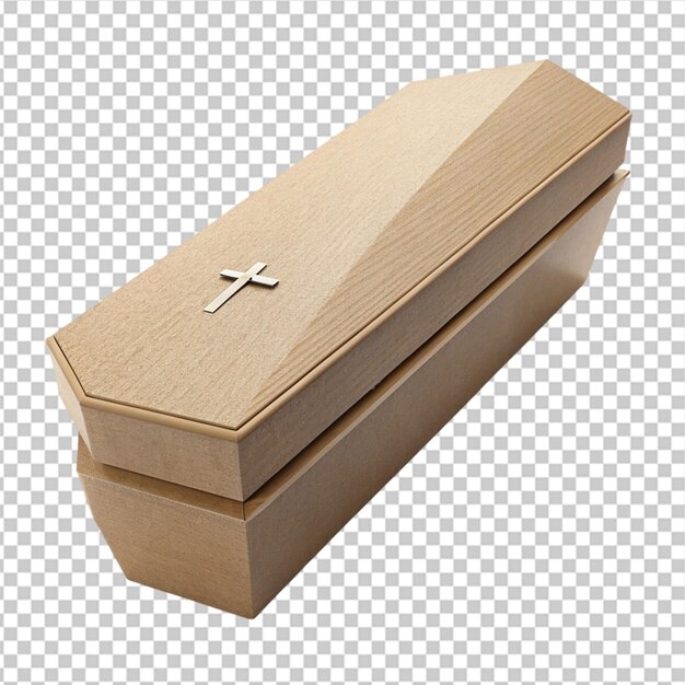 Casket isolated on transparent background