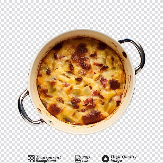 PSD casserole isolated on transparent background