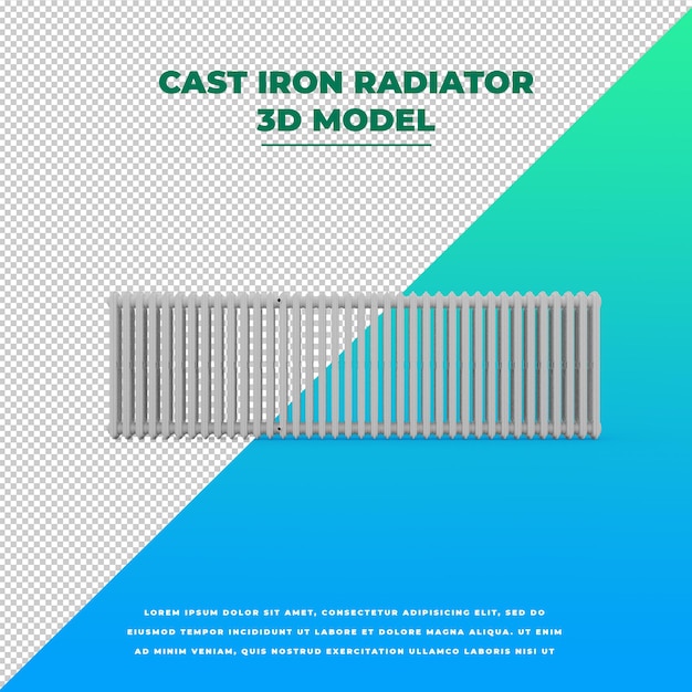 Cast iron radiator