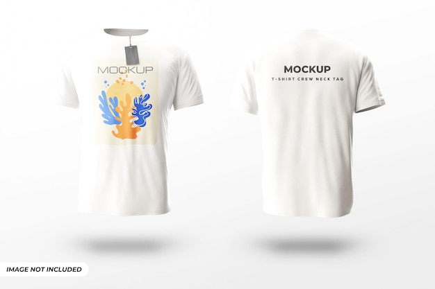 Casual White Shirt Mockup Editable PSD Template