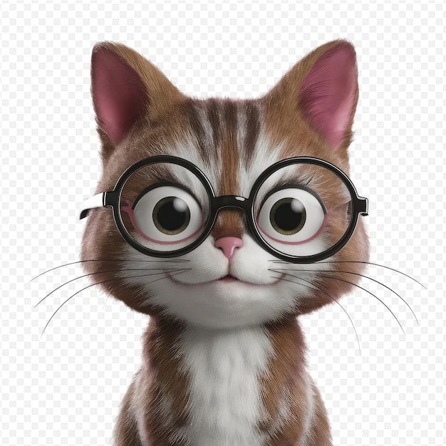 a cat with glasses that says quot the eyes quot