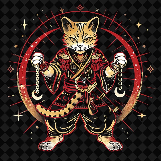 PSD a cat with a ring that says quot god quot on it