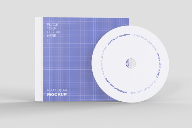 PSD cd and case mockup