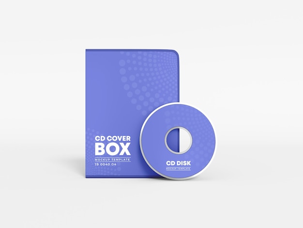 Cd Dvd Disk Cover Mockup