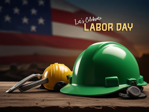 Celebrate Happy Labor Day Poster Design