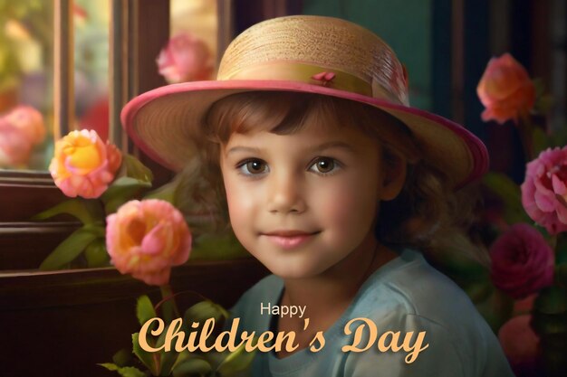 Celebrating Innocence Creative Childrens Day Template