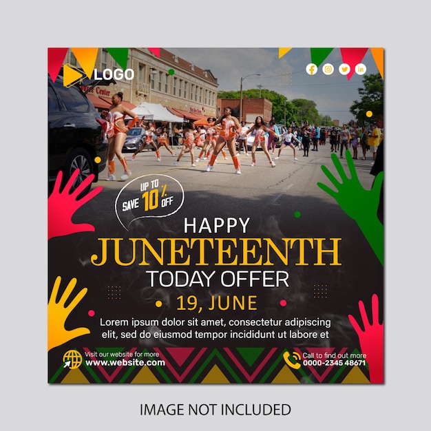 Celebration juneteenth design or juneteenth poster design