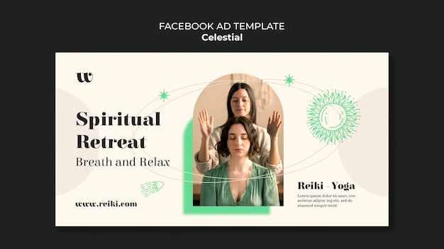 PSD celestial style template design