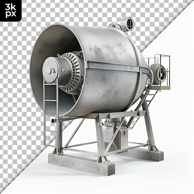 Cement Mixer Isolated on Transparent Background