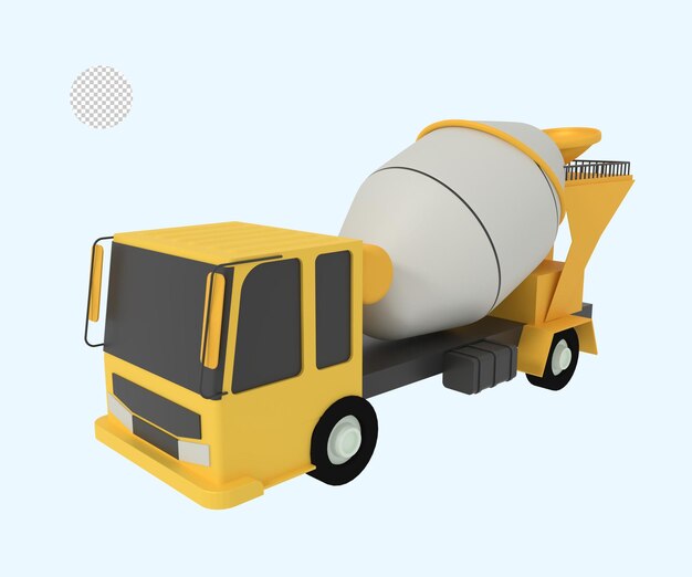 Cement mixer truck