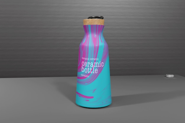 Ceramic Bottle Mockups