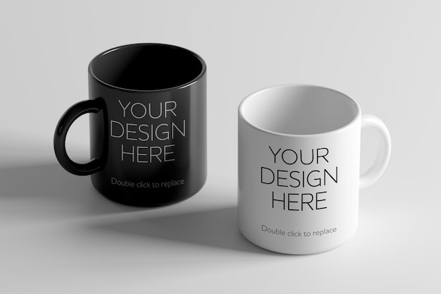 Ceramic Mug Mockup- 3d rendering