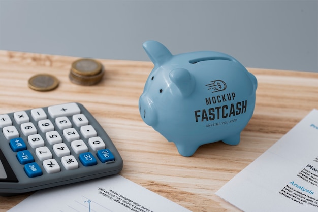 Ceramic piggybank for savings and finance