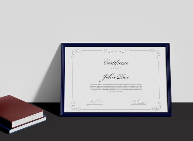 Certificate Mockup